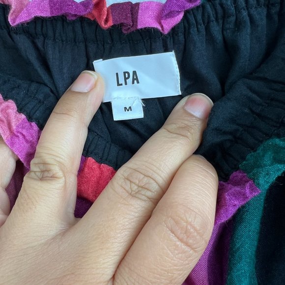 LPA Lelia Crop Trop in Multi Colored Stripe #204 - Picture 3 of 8